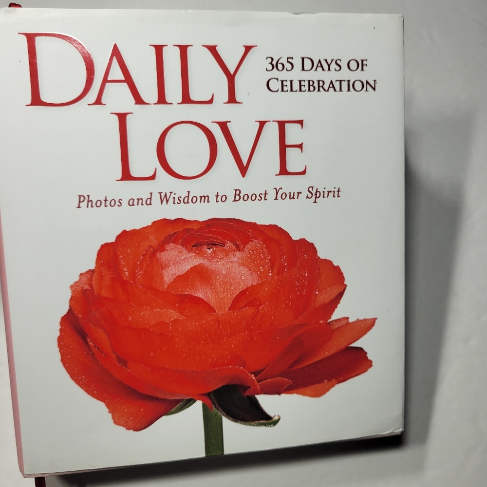 Daily Love 365 Days of Celebration hardcover book with dust cover
